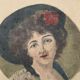 Old painting Portrait of a woman