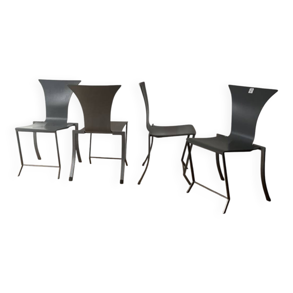 KFF – 4 chaises de salle à manger postmodernes Karl Friedrich Förster