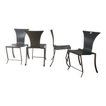 KFF – 4 postmodern dining chairs by Karl Friedrich Förster
