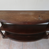 Console fitted rosewood veneer
