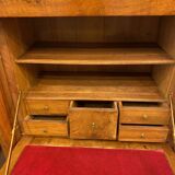 Louis xvi style secretary in walnut late 19th c. with drawers