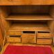 Louis xvi style secretary in walnut late 19th c. with drawers