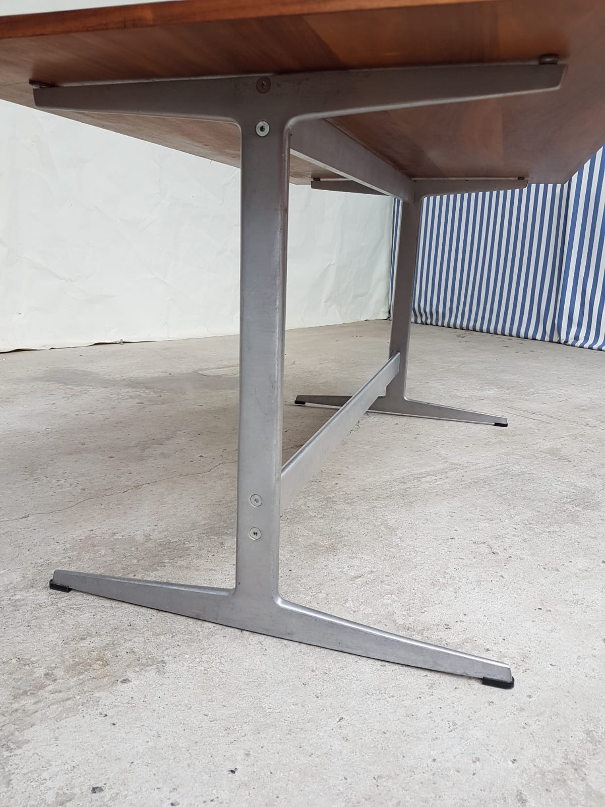 Aluminium dining table Arne Jacobsen for Fritz Hansen