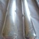 Set of 12 dessert knives/9 table knives, silver plated, violin model