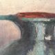 Still life with fruits, oil on canvas circa 1920