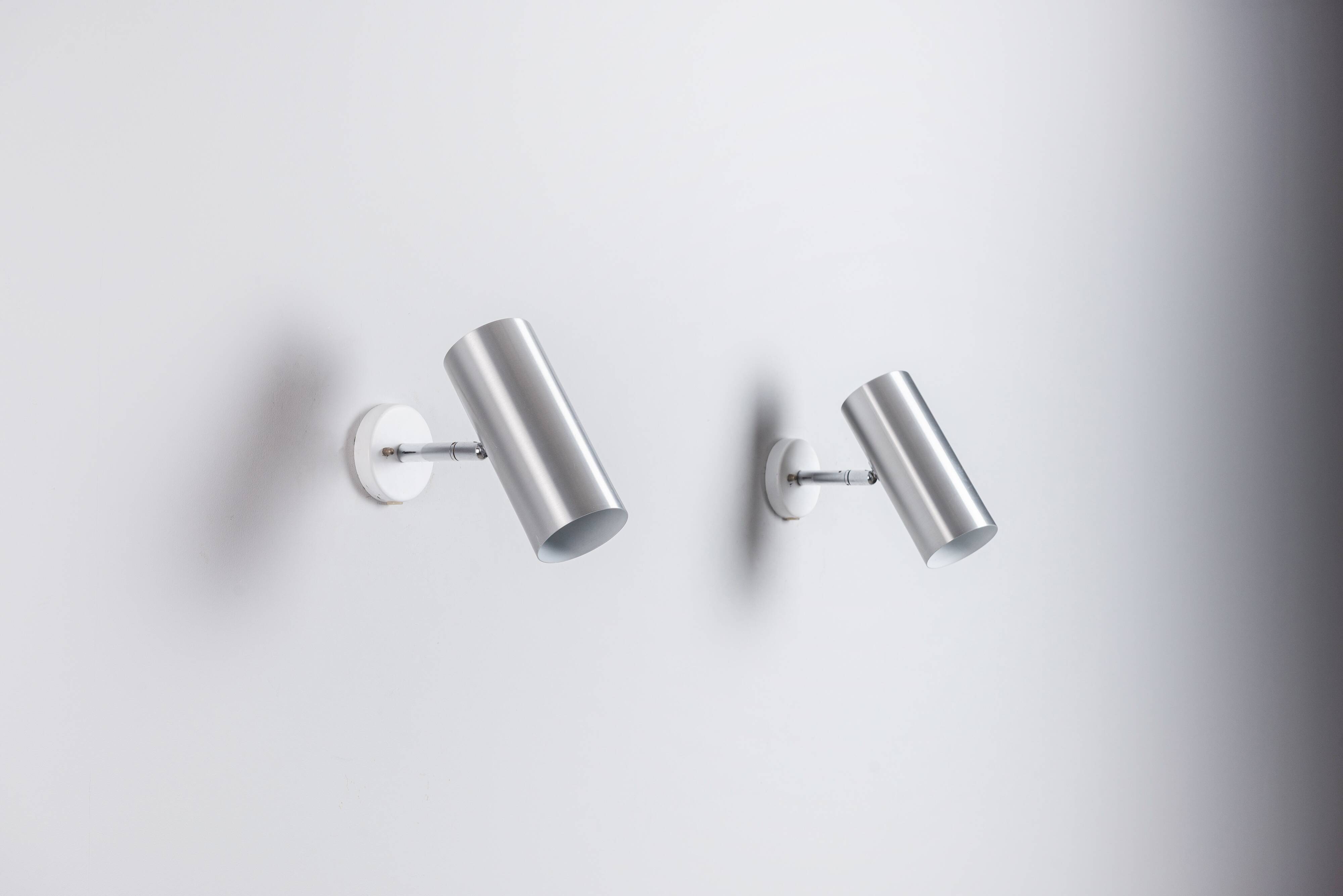 Lampes murales en aluminium réglables Raak C1582