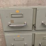 Structure of 6 vintage industrial lockers