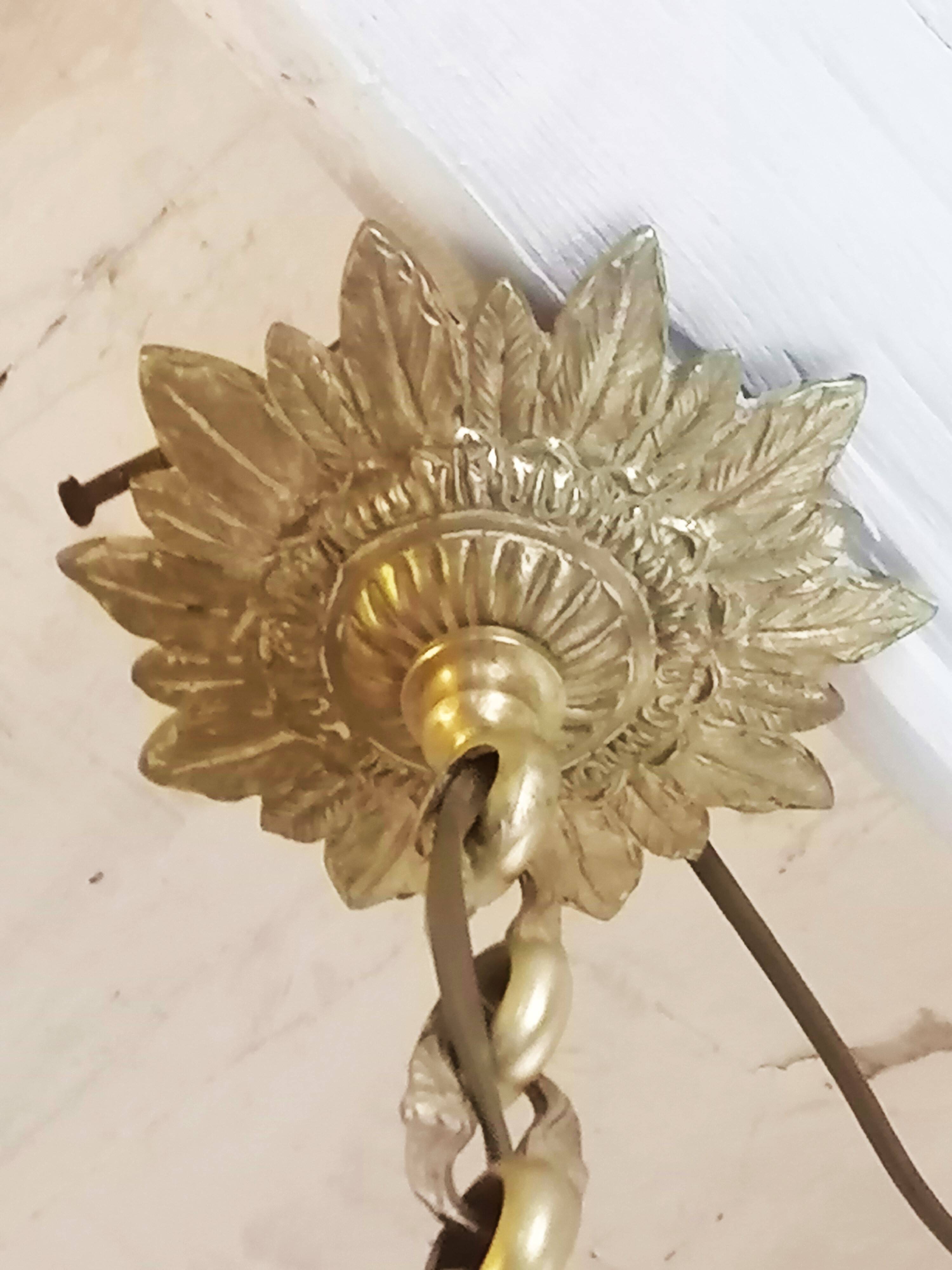 Chandelier, empire style lantern.