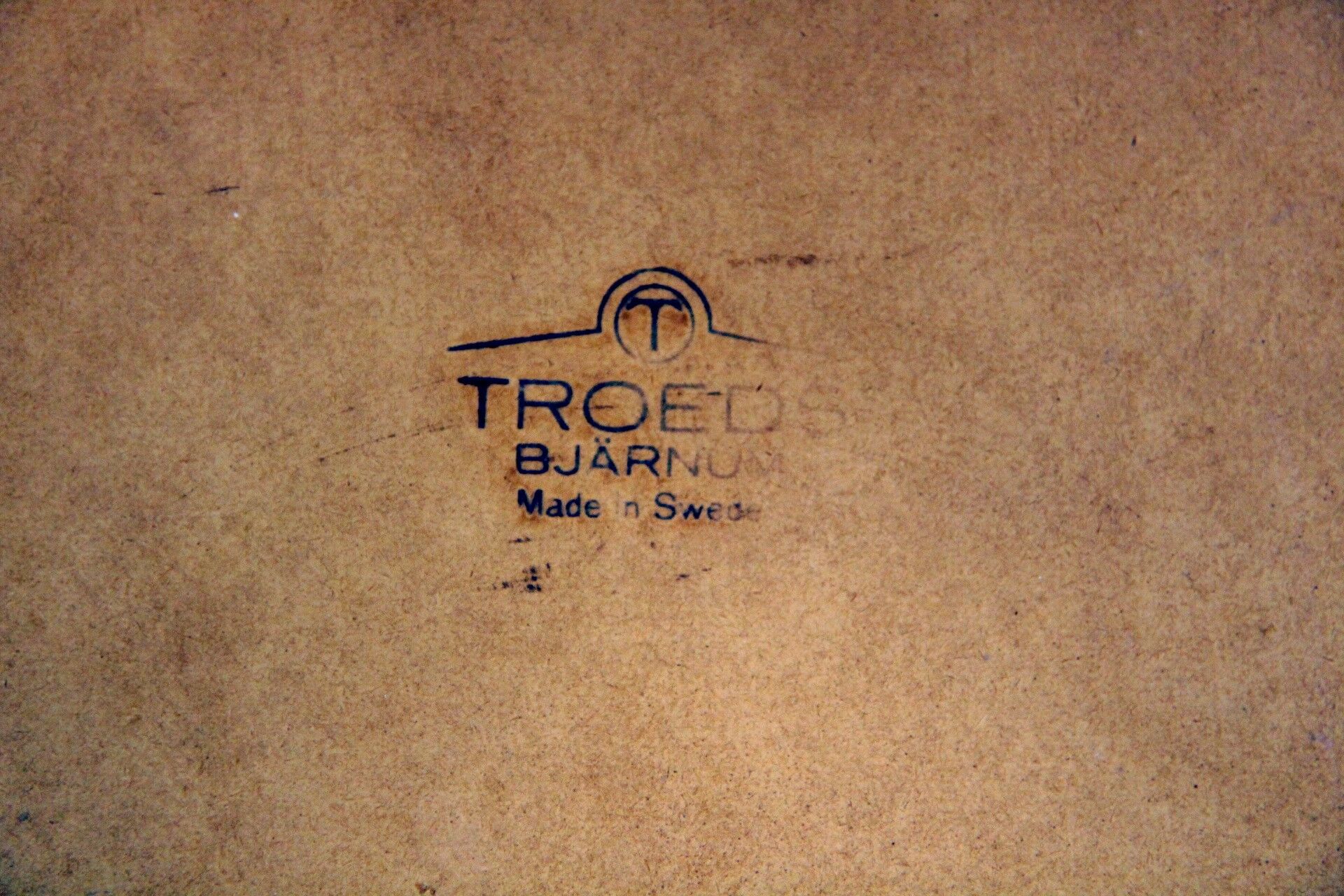 Set of 4 teak chairs, Troeds, Sweden, 1960