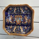 Plat creux de Gien à décor renaissance