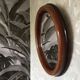 70s round mirror 53cm