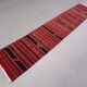 Narrow kilim runner 59x300 cm shabby chic, vintage Turkish kelim 2569