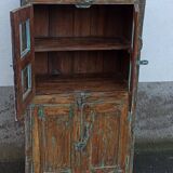 Old wooden cabinet with 4 doors