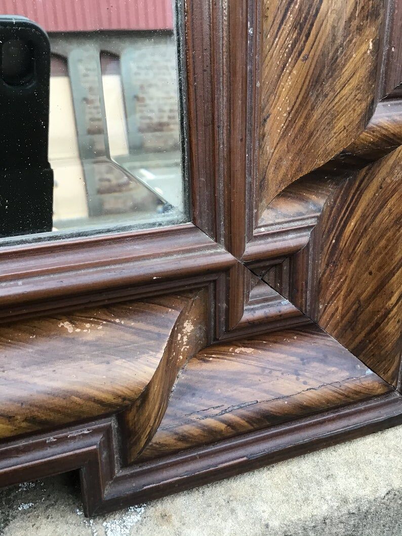 Vintage mirror art nouveau style 60x43cm