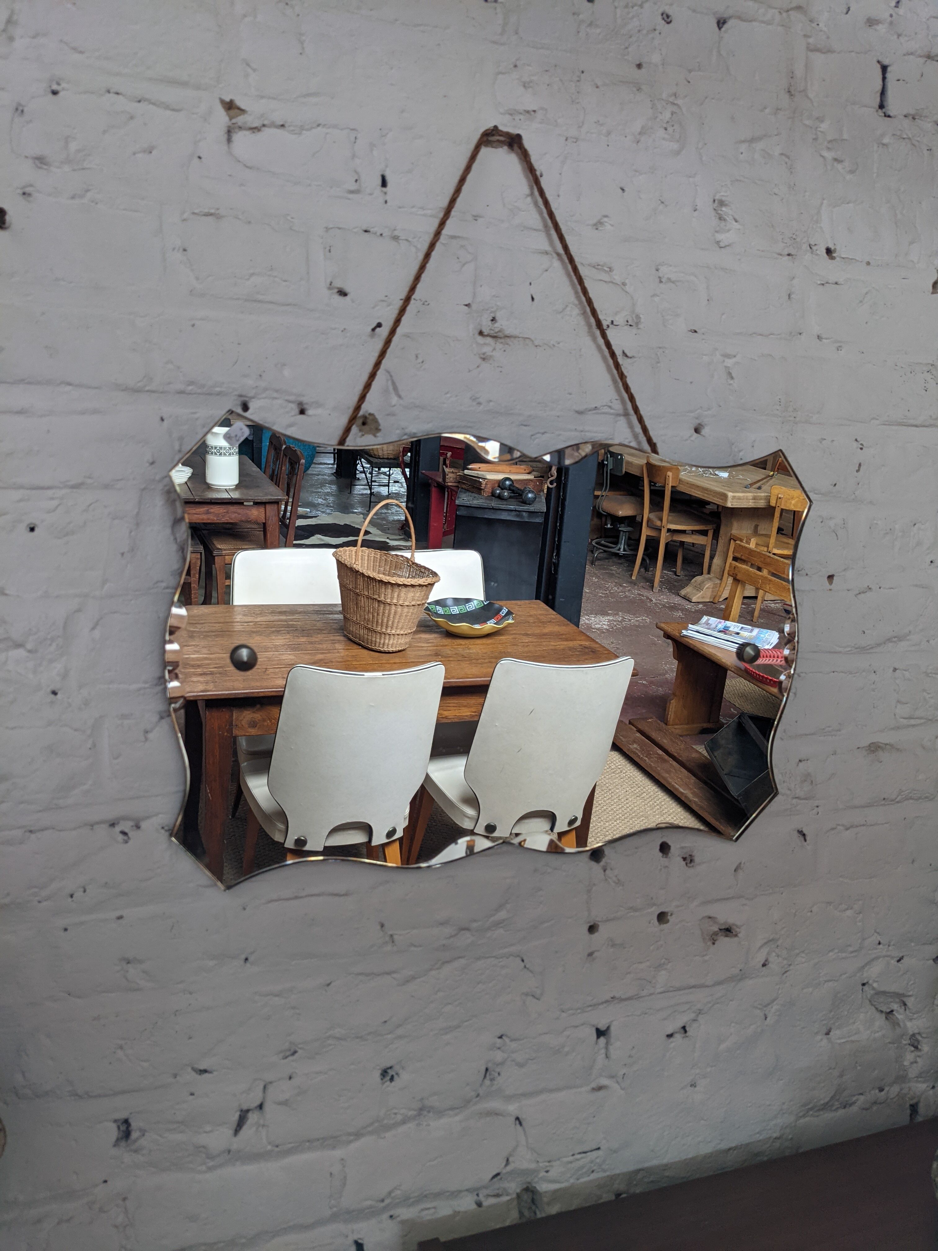 Frameless mirror 60x38cm