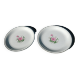 Set of two large porcelain serving dishes from the KG Luneville faience factory - Fabiola model