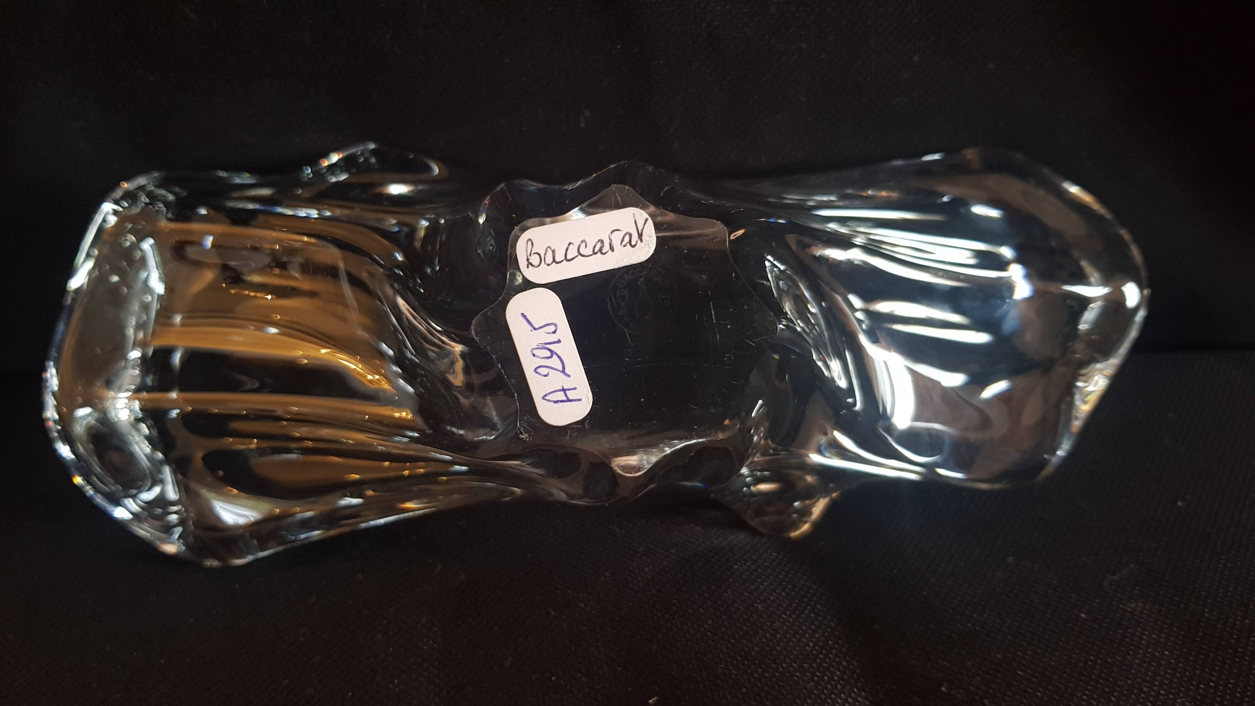 Baccarat crystal ashtray catchall Model Avila