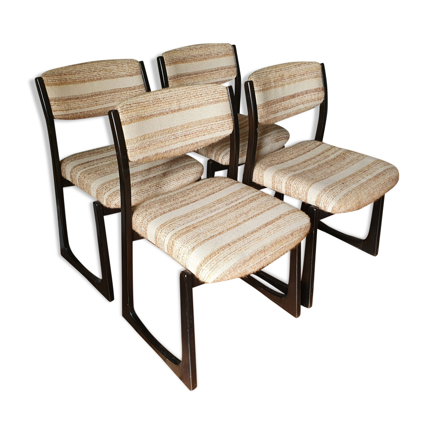 Seventies sled chairs