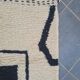 Tapis marocain en laine décoré 200cmx300cm