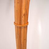 "Palm/coconut tree" floor lamp in rattan