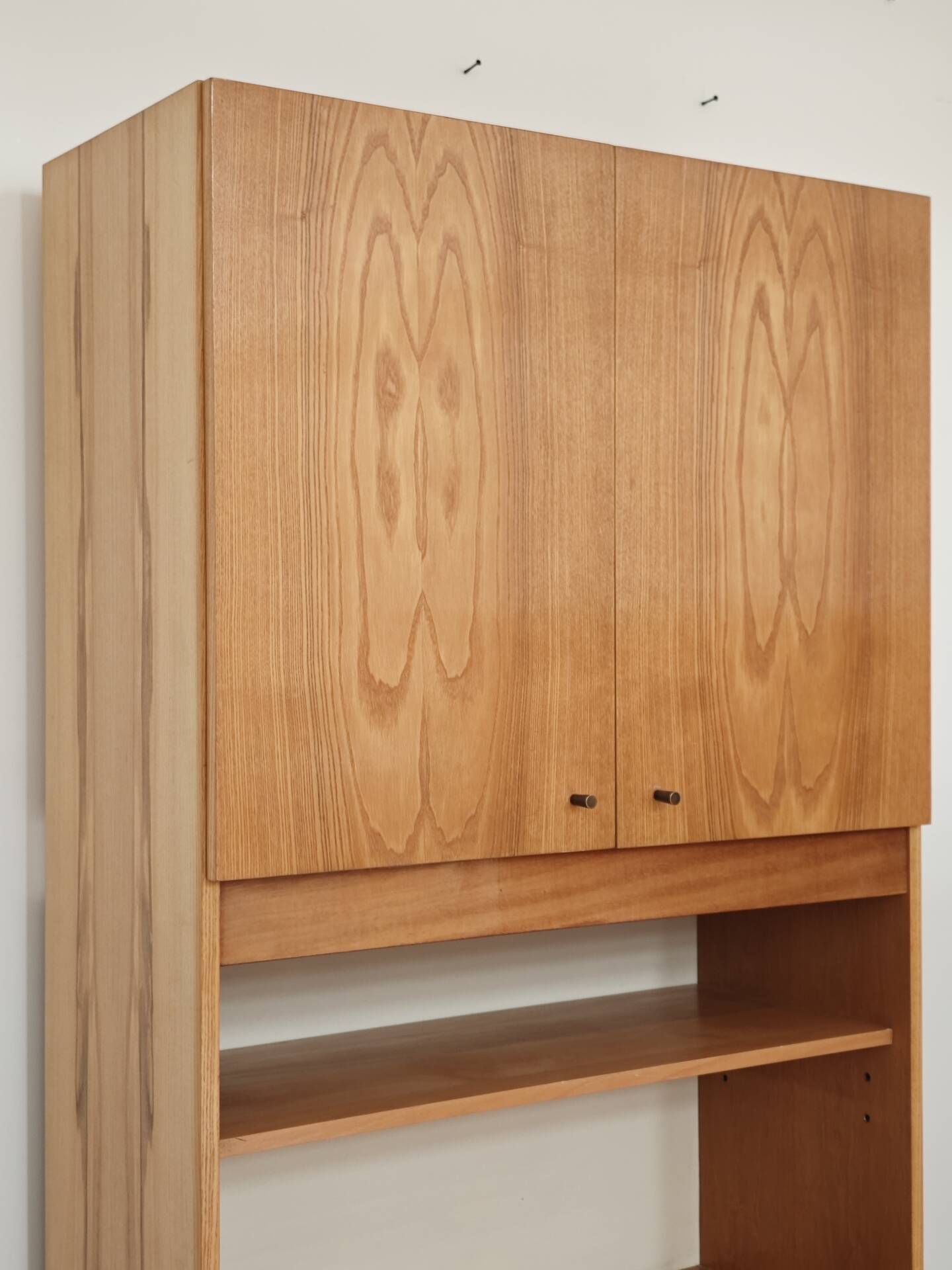 Antique high television cabinet, dresser cupboard by Drevotex Zamberk.