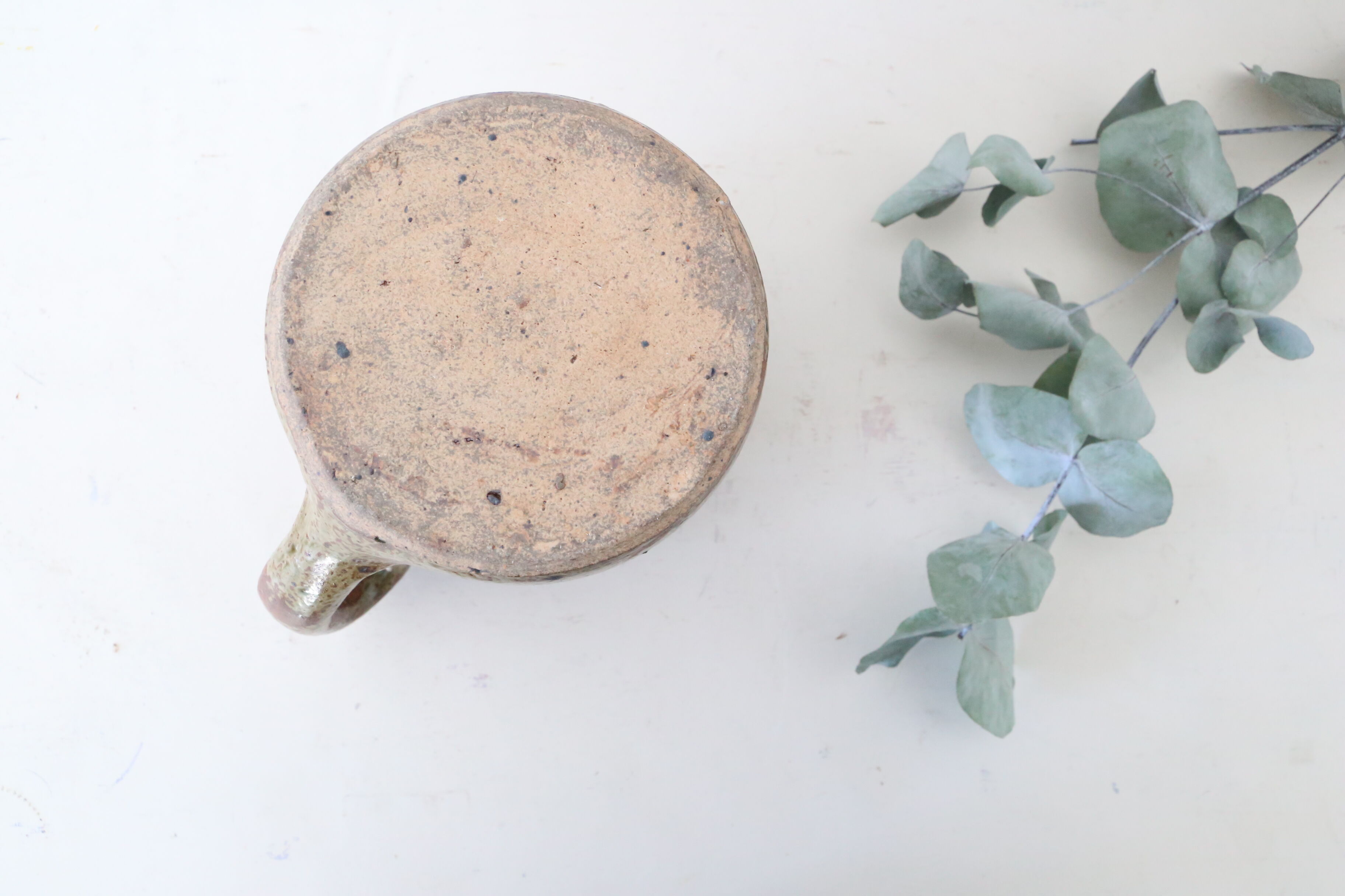 Pyrite sandstone jug, vintage