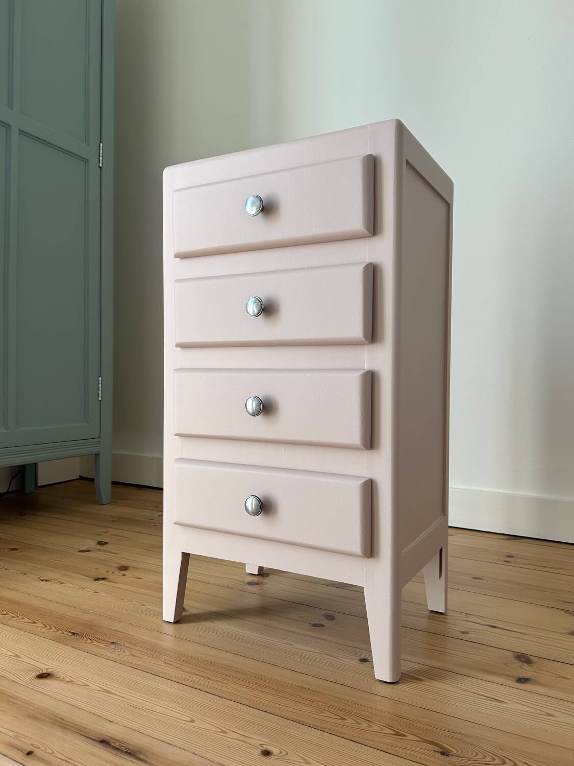 Colourful vintage chest of drawers