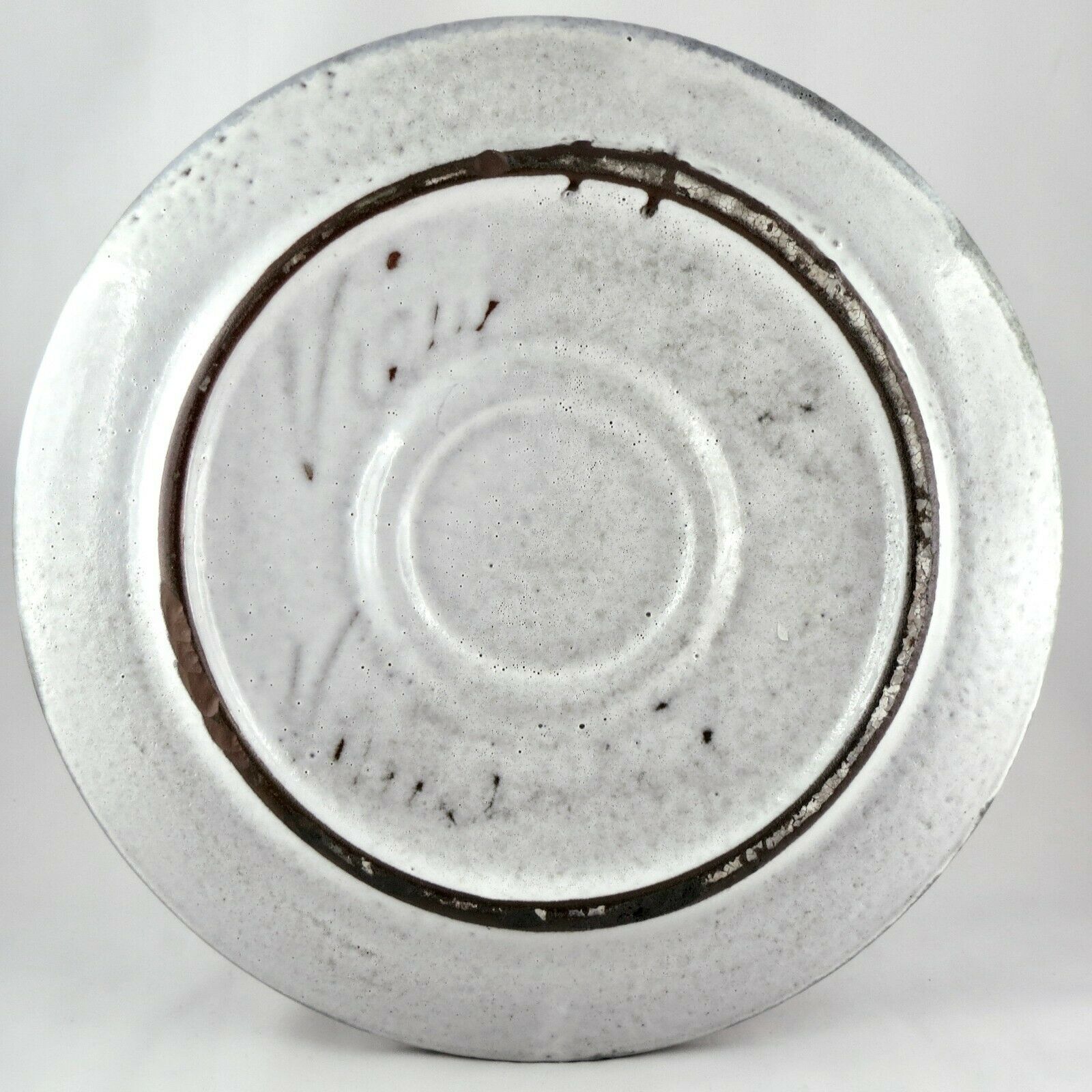 Plate "flower" old mill Perot ceramic Vallauris