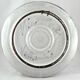 Plate "flower" old mill Perot ceramic Vallauris