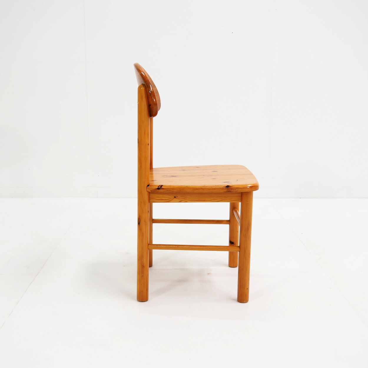 Set of 10 ‘Rainer Daumiller’ chairs in solid pine wood