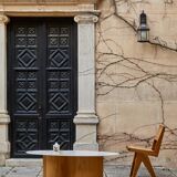 Wavewoo coffee table with stone top
