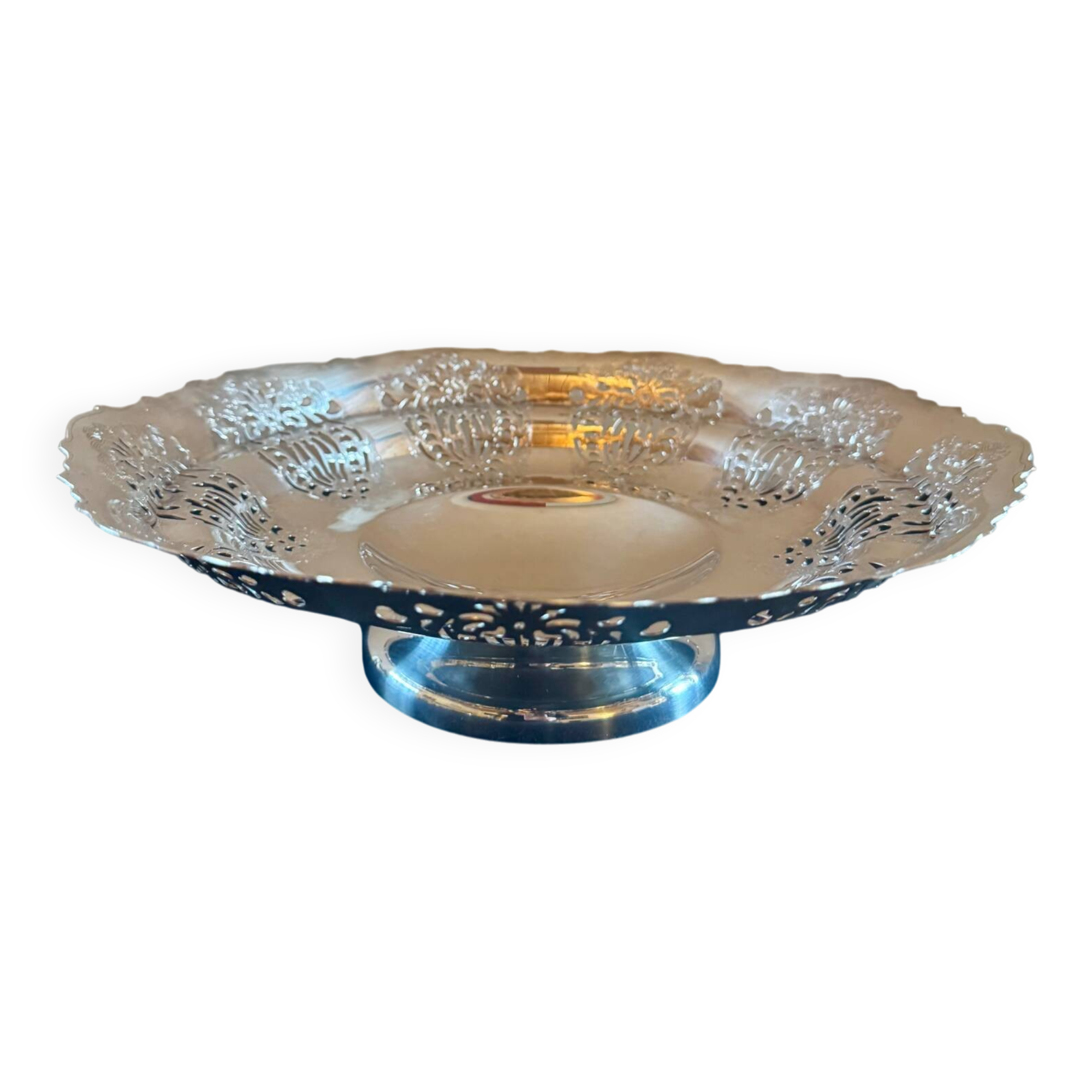 Openwork basket circa 1970 stamped