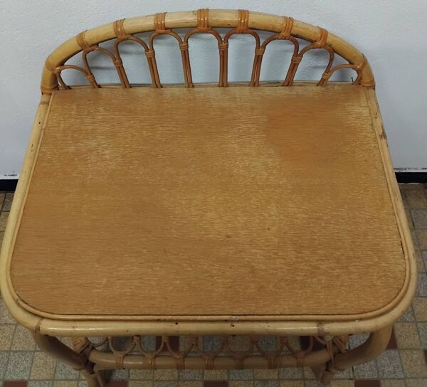 Table de chevet en Rotin