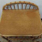 Rattan bedside table