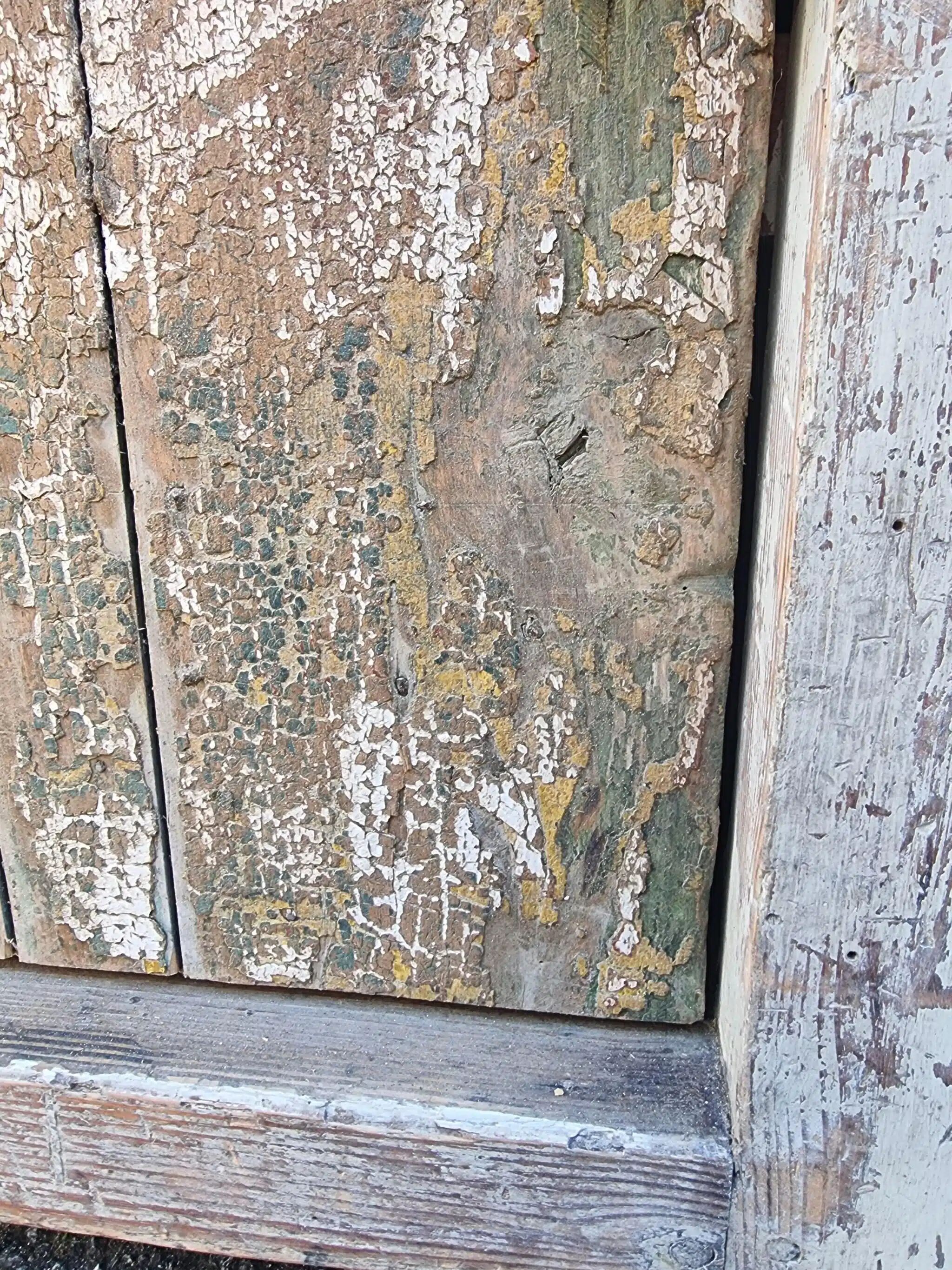 Established ancient French console table / kitchen island / shop counter, early 1900s.