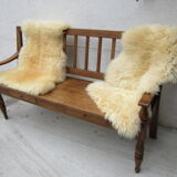 Settle in solid beech