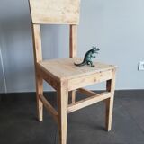 vintage wooden chair, 50s