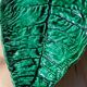 Plat en barbotine feuille