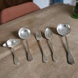 Ercuis silver-plated serving cutlery