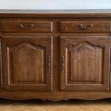 Low buffet in solid chene 4 doors