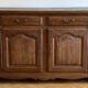 Low buffet in solid chene 4 doors