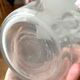 Vintage 60s chiseled glass decanter