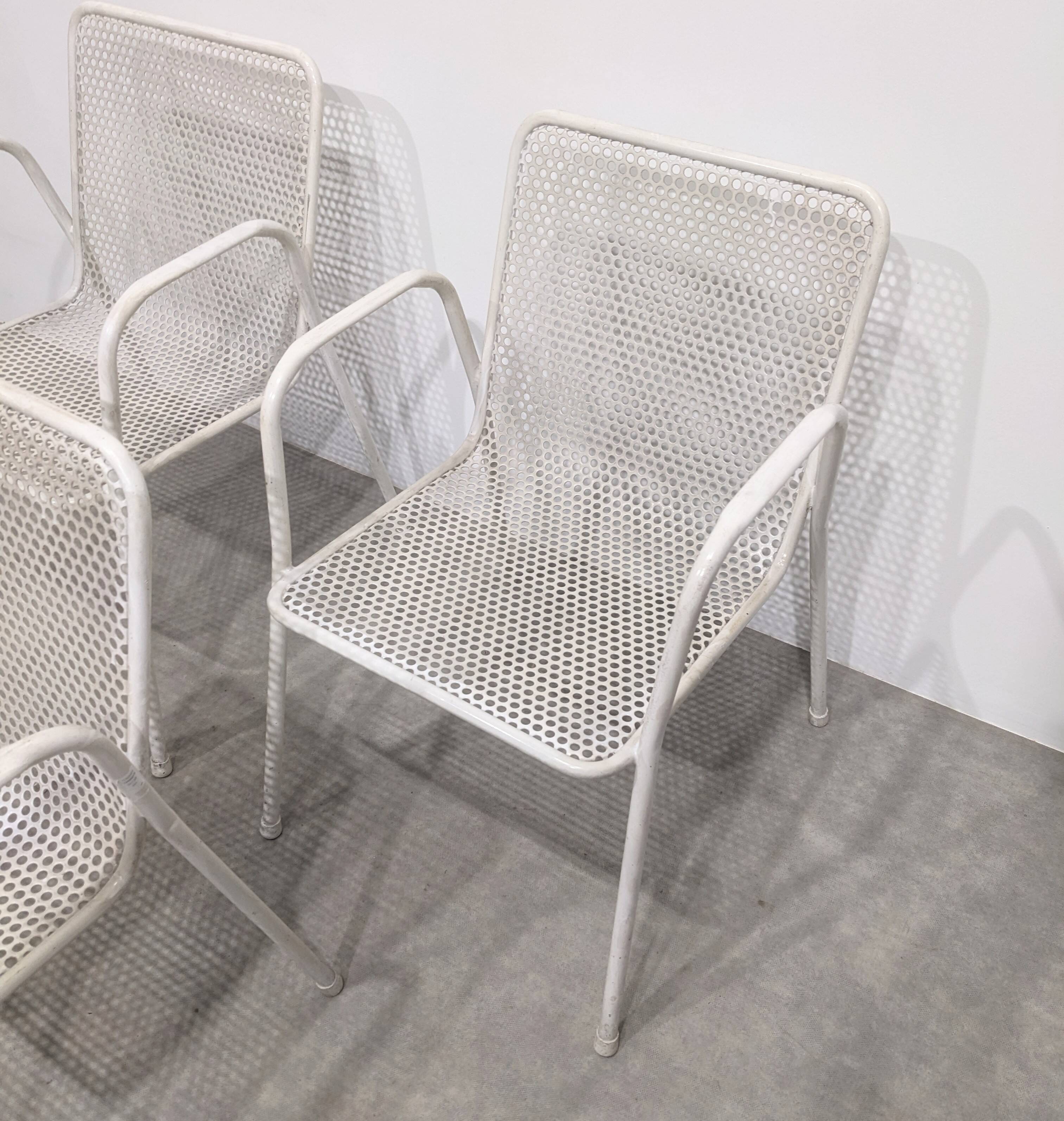 Set of 3 vintage EMU outdoor chairs