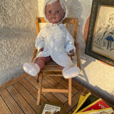 Folding wooden chair for doll