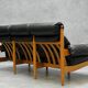 Leather vintage 3 seater sofa
