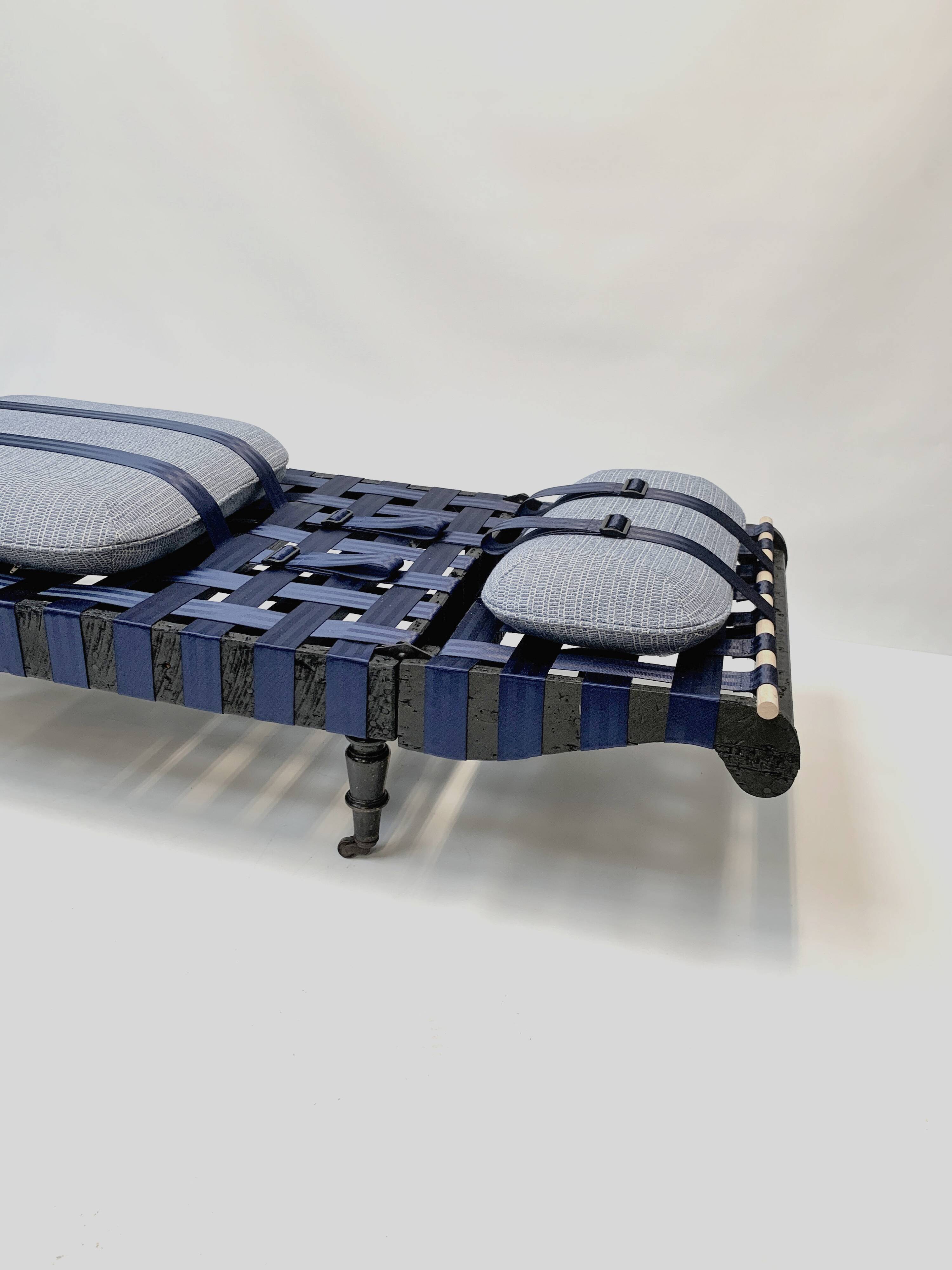 Antique Chaise Longue, c. 1870 — Restoration with Visible Craftsmanship