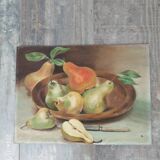 Still life with pears