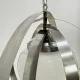 Mid-century glass sphere hanging pendant glass lamp design 1970’s space age Italy