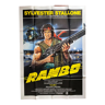 Affiche cinéma originale "Rambo" Sylvester Stallone 100x140cm 1982