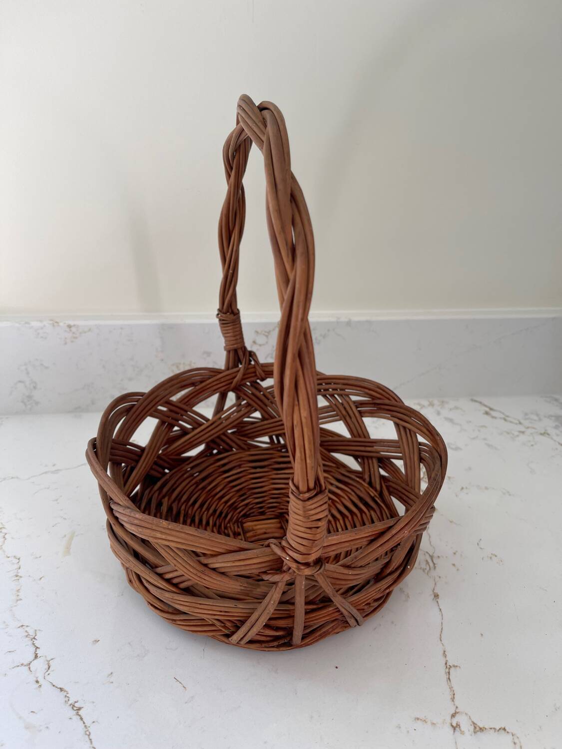 Vintage wicker basket